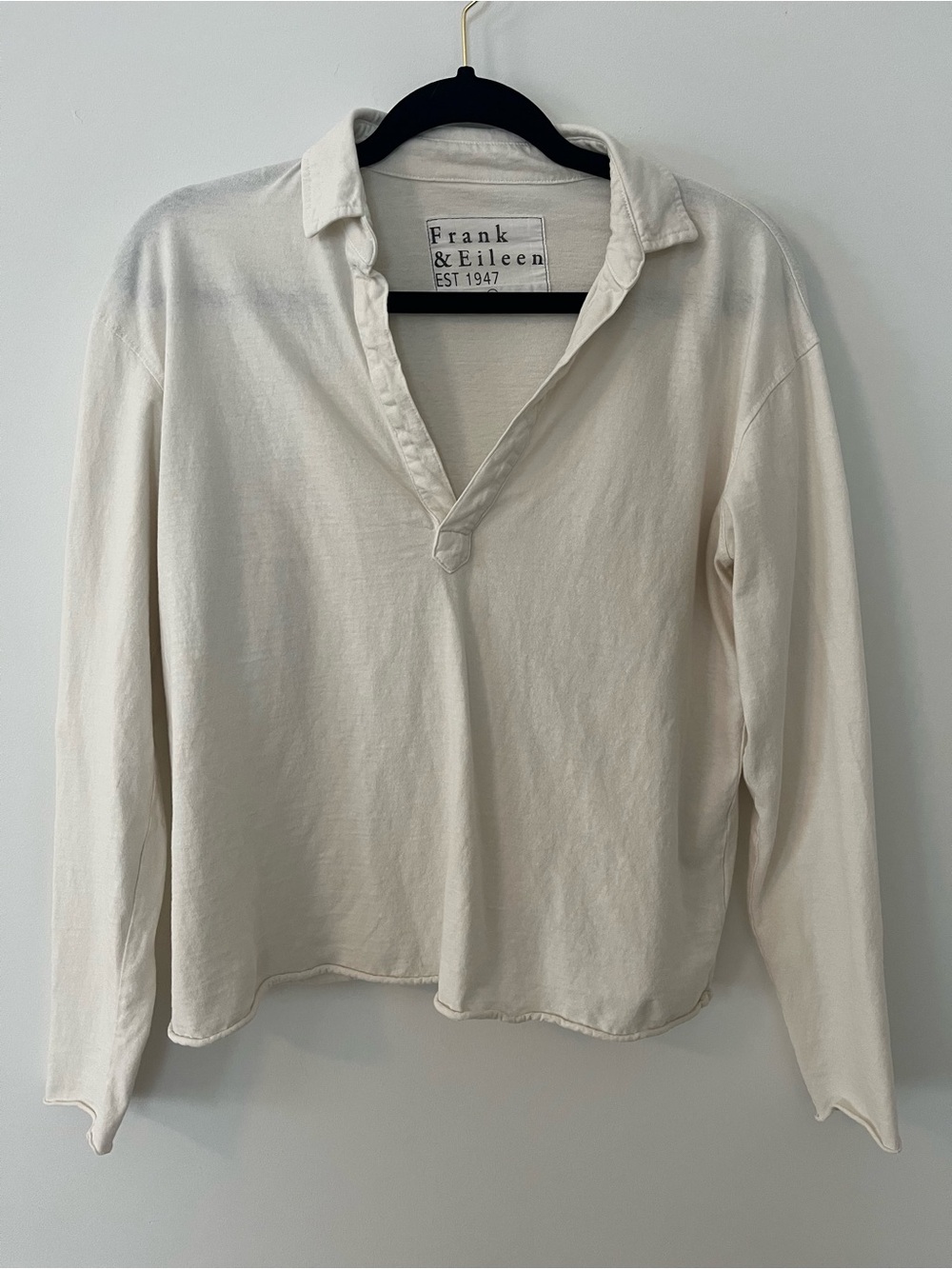 Frank & Eileen Patrick Vintage White Top